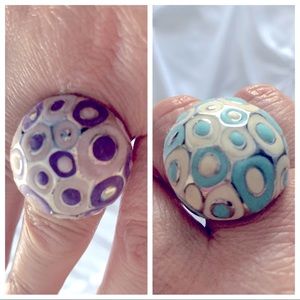 Bundle of 2 Large Bauble Rings